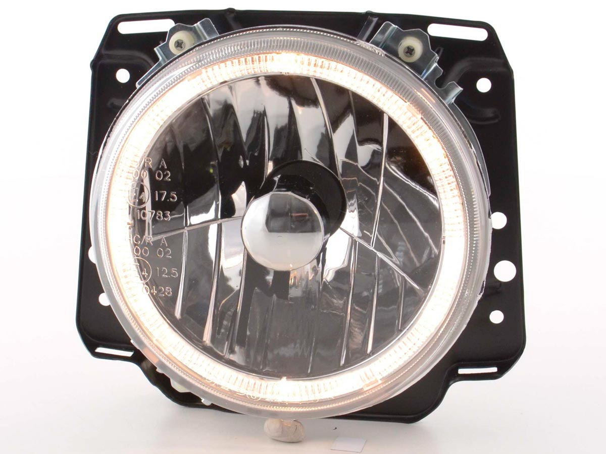 Scheinwerfer Set Angel Eyes VW Golf 2 Typ 19 Bj 84-91 chrom Scheinwerfer Set Angel Eyes VW Golf 2 Typ 19 Bj 84-91 chrom